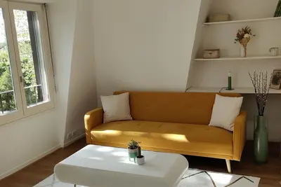 Image de Peaceful 1b apartment on the edge of the forest
