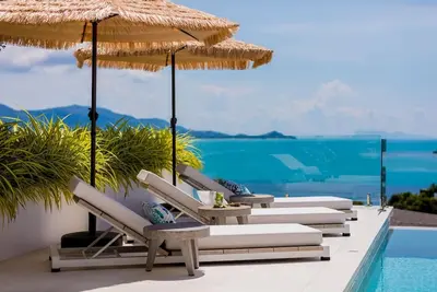 Image de 3 Bed\/4 Bath Beachside Villa with Sea and Sunset Views, 150 meters walk to Beach