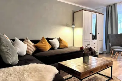 Image de Zentrale Wohnung im Dorf, Terrasse & Boxspringbett