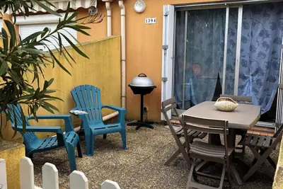 Image de Studio avec terrasse 3 minutes plage
