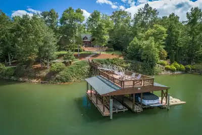 Image de Easy Lakefront Access w/Dock, Firepit, & Mtn Views for Family Fun!