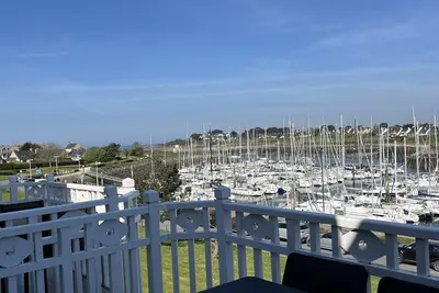 Image de Duplex 6 pers Port du Crouesty - terrasse, vue port et mer. \nClassé 3 ***