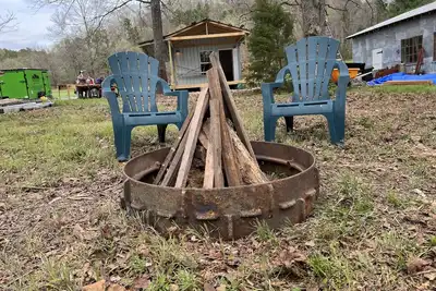 Image de Grain Bin tiny home!