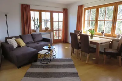 Image de Apartment with balcony and 2 separate bedrooms