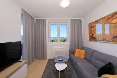 Image de Kostela apartment with sea view, balcony and parking - Kostela