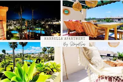 Image de StayatSas appartement luxueux Ă Marbella, Ă pied de la mer, terrasse de 80 m2!