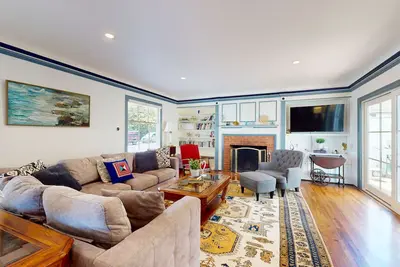 Image de Ocean-View Village Getaway: Huge Fenced Yard with Deck, Firepit & Grill
