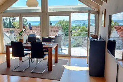 Image de Sunny 3 room apartment with views of Lake Constance and the Alps - 9 min. to the lake