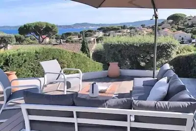 Image de Maison 6 personnes - Climatisation - Wifi - Vue mer - Piscine résidence - Sainte Maxime
