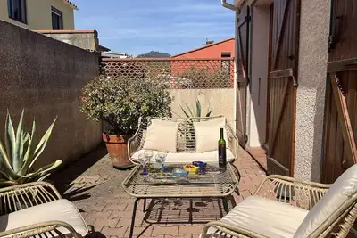 Image de Maison de plain pied avec terrasse, 2 chambres, proche plage et centre-ville, climatisée et Pmr