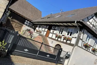Image de Maison alsacienne 130m2 avec cour et jardin