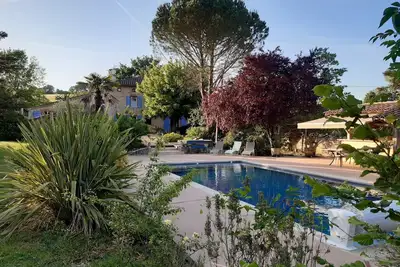Image de Maison en pierre, Piscine, Jacuzzi, Golf
