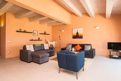 Image de Joli appartement avec piscine, climatisation, Wifi, Tv, patio, animaux admis et vue panoramique