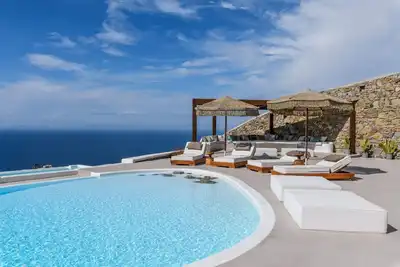 Image de Villa M - Brand New Modern Luxury Villa w/ Sunset View in Mykonos Island, Greece