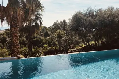 Image de Maison Silvestri - La Guitoune / Piscine, vue mer