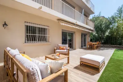3p avec jardin près de la Croisette