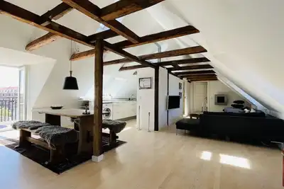 Image de Appartement à Copenhague avec 2 chambres à coucher, 5 couchages