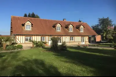Image de Villa avec piscine chauffée à 15mn des plages normandes