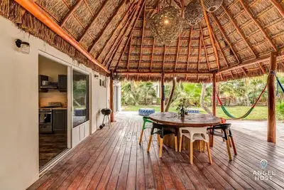 Image de Steps to Pristine Beach | Hammocks, Palapa, WiFi