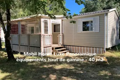 Image de 18 Mobil Home Luxe Panoramique calme nature 4personnes