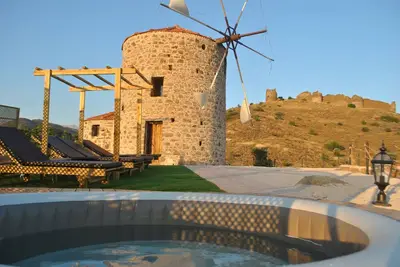 Image de Renovated traditional windmill with amazing views of the Aegean Sea