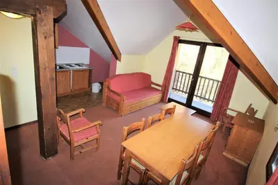 Image de Wifi, 100m du centre station, 4ème étage, balcon, télévision, casier à ski, 40m², Valfréjus