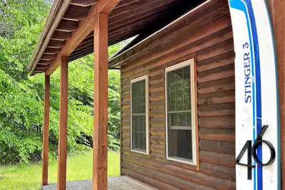 Image de Cabin between Two Lakes -Private Beach on Moose Pond Minutes to Pleasant Mt Ski