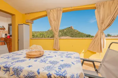 Image de Maison de vacances 'Seahouserent' avec grande terrasse et vue sur la mer, jardin et Wi-Fi
