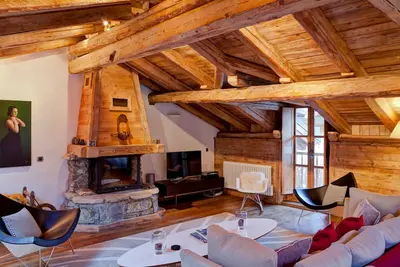 Image de Maison de village chaleureuse au centre de Courchevel, près des pistes, 8 pers, 4 ch, luxe et confort