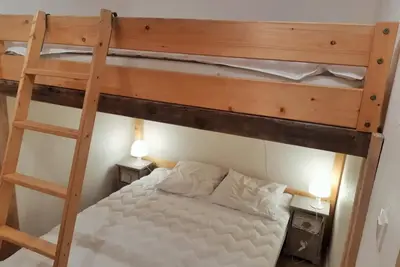 Image de 2ème étage, balcon, télévision, casier à ski, 38m², Les 2 Alpes
