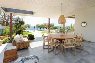 Image de LuriaHomes - Villa C with an amazing private beach in the aegean sea - lux villa