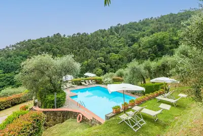 Maison de vacances privée avec Wifi, piscine privée, Tv, terrasse, vue panoramique, parking