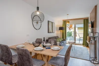 Image de Appartement moderne avec sur les montagnes