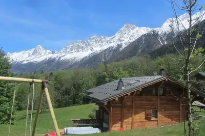 Image de Chalet Luxeux Spa3ch lit fait tout confort vue imprenable sur la chaine du mt