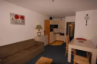 Image de 250m du centre station, 3ème étage, vue pistes de ski, balcon, télévision, 30m², Gourette