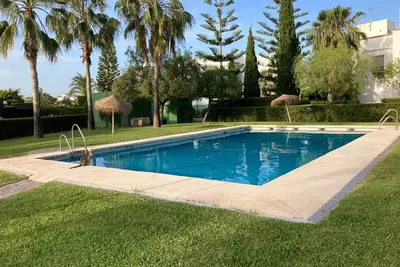 Image de Apartment with sea views in textile complex on the beachfront.