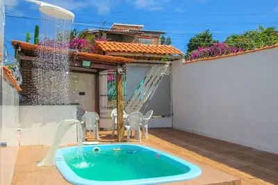Image de Espaço de Lazer: Casa com Piscina e Churrasqueira
