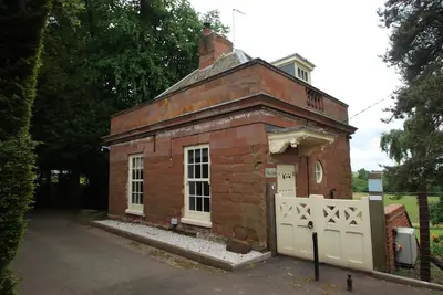 Lodge surrounded by idyllic countryside