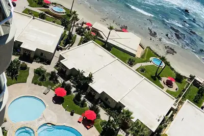 Amazing oceanfront condo 2bed/2br on the 10th floor at La Jolla Del Mar Rosarito