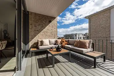 Image de Family vacation, Baltic Sea, close to the beach, stylish, sauna, 2 bedrooms, balcony