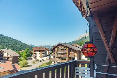 Image de Appartement Tournette, à 5min de La Clusaz et du Grand Bornand, vue montagnes, balcon, cheminée