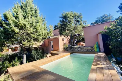 Image de Casa l’Oranger porto vecchio / Santa Giulia avec piscine chauffée climatisation