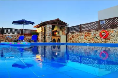 Image de Villa Koules – Maison de vacances avec piscine privée en Crète, Grèce.