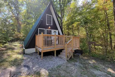 Image de Tiny Cabin - A Frame of Mind - near Red River Gorge Kentucky!
