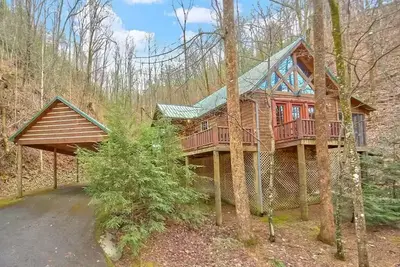 Image de Secluded Creekside Cabin | Fire pit | Wears Valley