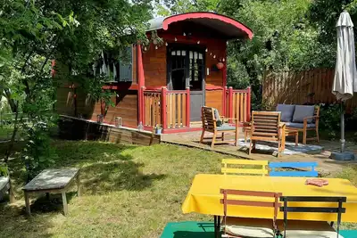 Image de Caravan in Drôme Provençale in the middle of a private garden