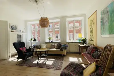Image de Appartement à Copenhague avec 2 chambres à coucher, 4 couchages