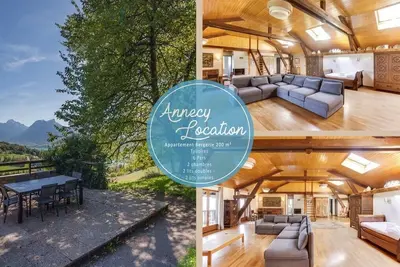 Image de Bergerie : Appartement Loft vue Lac et Montagnes