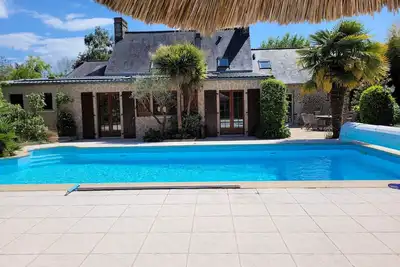 Image de Gîte \"La Maison de Gouville\" avec piscine Spa