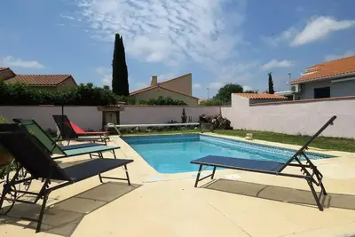 Image de Villa familiale piscine privée proche plage 6pc7